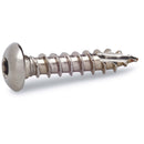 Rännkroksskruv torx rostfri 100-pack FAST