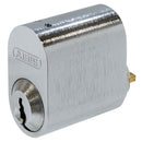 Låscylinder oval nickel 2-pack lika låsning ABUS