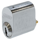 Låscylinder oval nickel 3-pack lika låsning ABUS