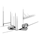 Vädringsbeslag inåtgående Fix 92 Assa