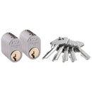 Cylinderlås 1301 2-pack lika låsning Assa