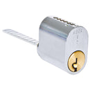 Cylinderlås 1207 nickel med 3 nycklar Assa