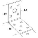 Vinkelbeslag ABV rostfri FAST