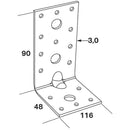 Vinkelbeslag ABT varmförzinkad FAST