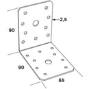 Vinkelbeslag ABY rostfri FAST