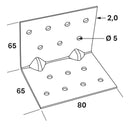 Vinkelbeslag ABS FAST