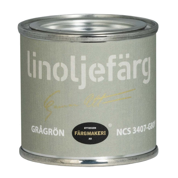 Linoljefärg Grågrön Ottosson