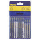 Sticksågsbladssats trä och metall 10 delar Irwin