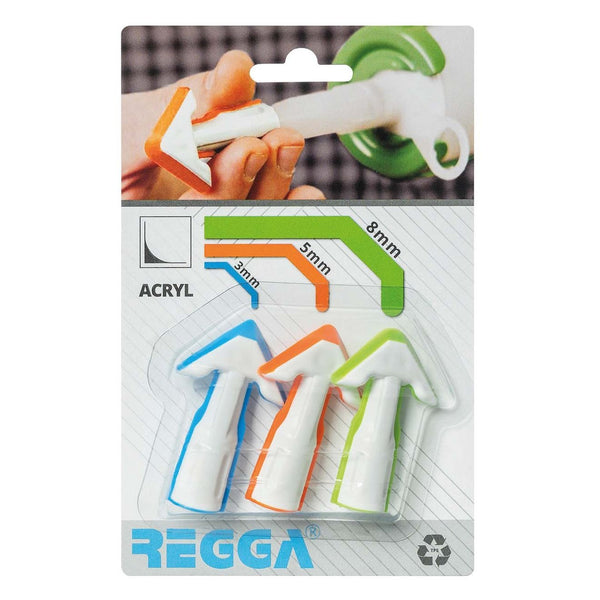 Fognos akryl 3-pack Regga