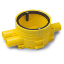 Apparatdosa för dubbelgips gul Bårebo