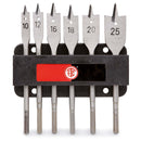 Flatborrsats 10-25 mm 6 delar ETC