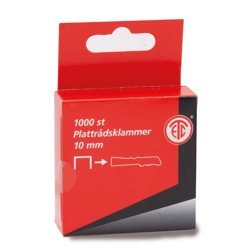 Häftklammer 10 mm 1000-pack ETC
