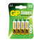 Batterier AA 4-pack GP Super