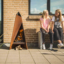 Tipi värmare vid en bänk